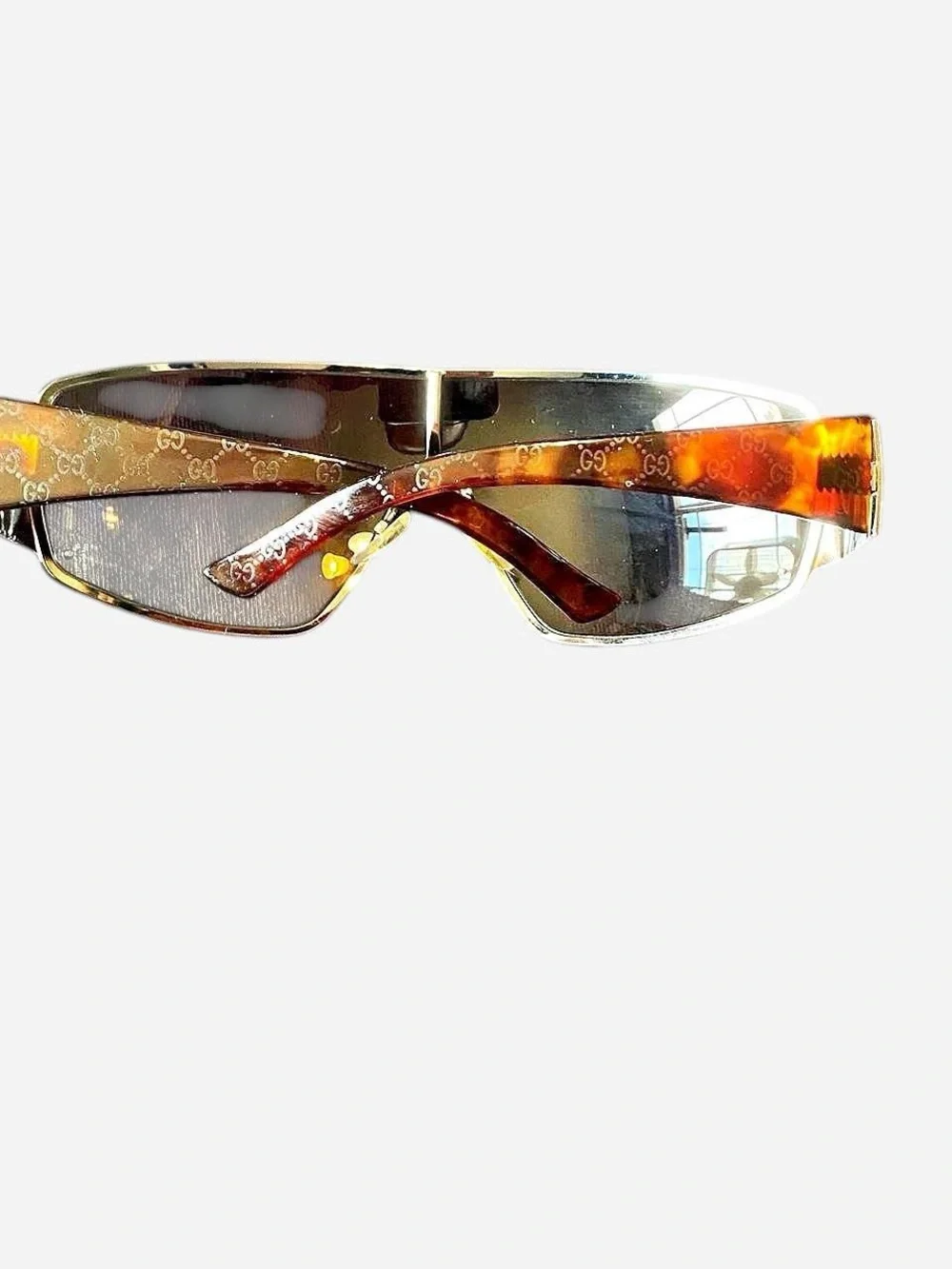 Vintage Y2K Gucci Rimless Shield Sunglasses